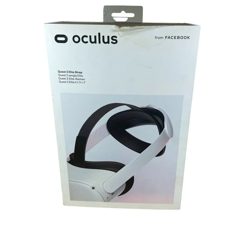 Oculus Quest 2 Elite Strap for Enhanced Support and Comfort in VR - New Open Box